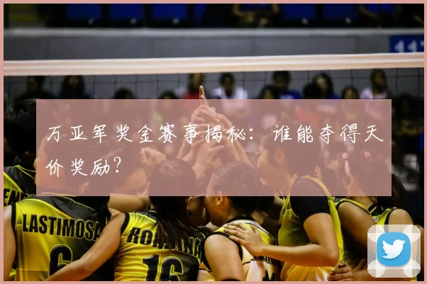 万亚军奖金赛事揭秘：谁能夺得天价奖励？